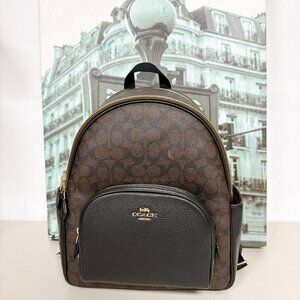 Coach CZ176 Court Backpack In Signature Canvas